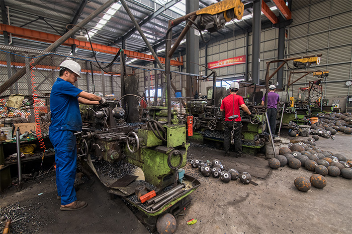 舟山网架配件车间